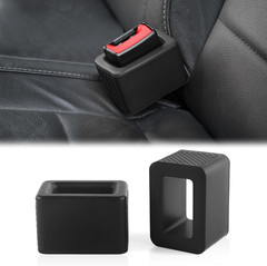 2PCS Seat Belt Buckle Holder Silicone Fixer Keeps Buckle Upright