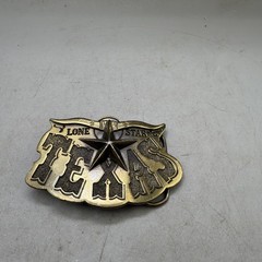 1980 LONE STAR Belt Buckle Texas USA SN 141 Vintage