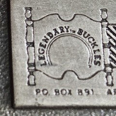 Belt Buckle – Legendary Buckles Jimm Watson 1974 Statler Brothers (some wear)
