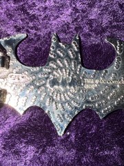 Batman /Batgirl Belt Buckle/ DC Comics / Pink Metal