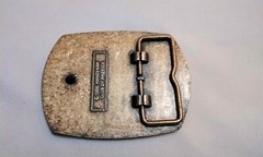 Belt Buckle Cast Brass Handyman Club of America Life Member 1996