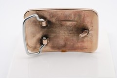 Big Cottonwood Canyon Topographic Belt Buckle | Hand Poured Bronze | 3D Map