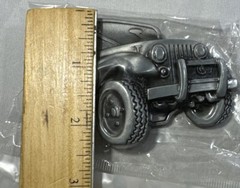 Military Style Vehicle Belt Buckle Metal Jeep Wrangler Awesome Look