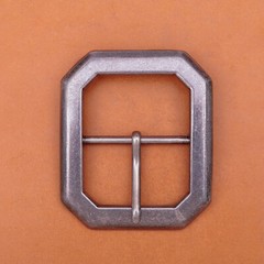 Huge Wide Heavy Duty Strong Chipped Corner Center Bar Pin Belt Buckle Inner 45mm