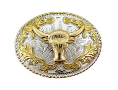 Bull Long Horn Texans Style Belt Buckles Womens Mens Western Cowgirl Cowboy New