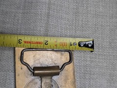 vintage 1970s belt buckle WESTERN cow bull COWBOY rancher FARMING brass