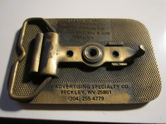 1985 PEABODY COAL COMPANY MONTCOAL COMPLEX BELT BUCKLE BBA-7