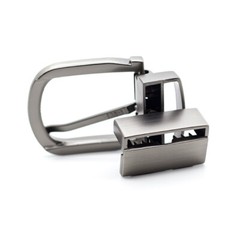 Men Reversible Belt Buckle Alloy Pin Buckle Replacement for 1.3&Prime; Wide belt