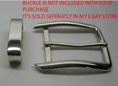Sterling silver 925 solid loop only for 1.5&Prime; belt made in USA
