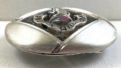 Artisan made Paladin Have Gun Will Travel sterling silver belt buckle Lge.