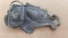 Vintage 1980 Tow Truck Wrecker Driver Belt Buckle American Buckle Co.