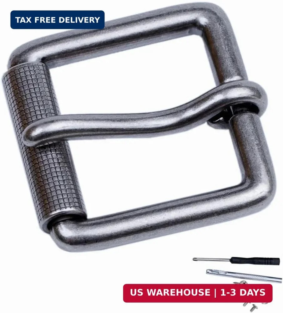 1.5&Prime;(38mm-40mm) Belt Buckle Roller Single Prong Heavy Duty Replacement Buckle Be