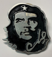 Che Guevara Revolutionary Silver Face Portrait Belt Buckle