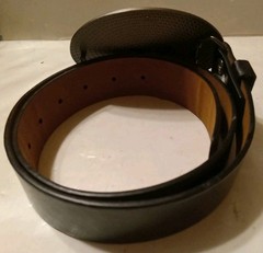 SAGITTARIUS BELT BUCKLE AND BELT NEW BEACON ACCESSORIES 36.5&Prime; BLACK
