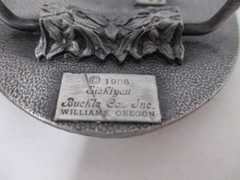 Vintage Ducks Unlimited Belt Buckle Mens Siskiyou Silver 50 Years Minnesota 1987