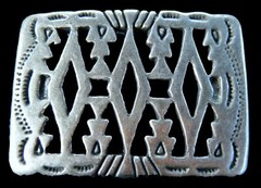 Native Indian Art Belt Buckle Square Hippy Hippie Belt Buckles