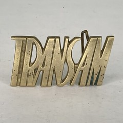Solid brass trans am belt buckle Vintage Transam Bbb 4500
