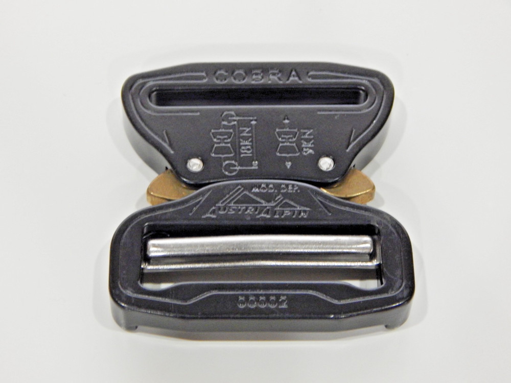 AustriAlpin Cobra 45mm Black KTL Buckle FY45KVF Style Male Adj/Female Fixed NOS