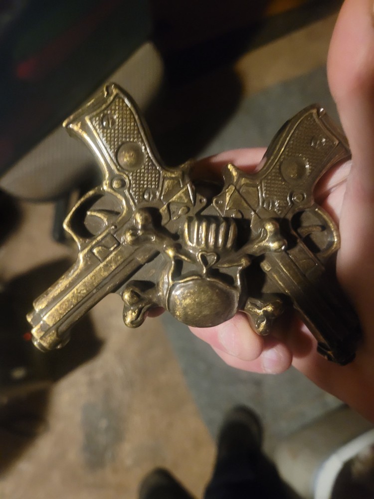 Skull Belt Buckles gothic tribal mens western metal fashion cowboy new women gun