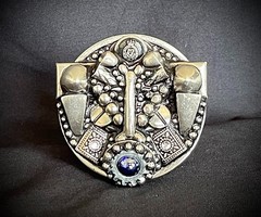 “Industrial Crest” Belt Buckle c.2007–2009 2.5 OOAK Darren McNeese