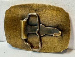 Eagle Belt Buckle E Pluribus Unum Patriotic Vintage Americana Brass Tone