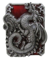 Red Dragon Punk Belt Buckle