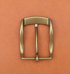 35mm Pin Single Prong Clip Buckle for Men Leather Belt Replacement Retro Brass