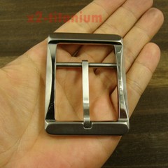 Titanium anti-allergy Tongue Pin Hippie Belt Buckles for 38mm width belt XZ467