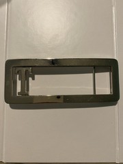 Unisex Silver Oblong/rectangular Belt Buckle With ‘T’