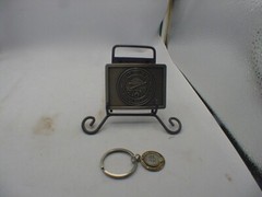 GREAT STATE SEAL OF THE STATE OF TENNESSEE Belt Buckle with KEYCHAIN & case