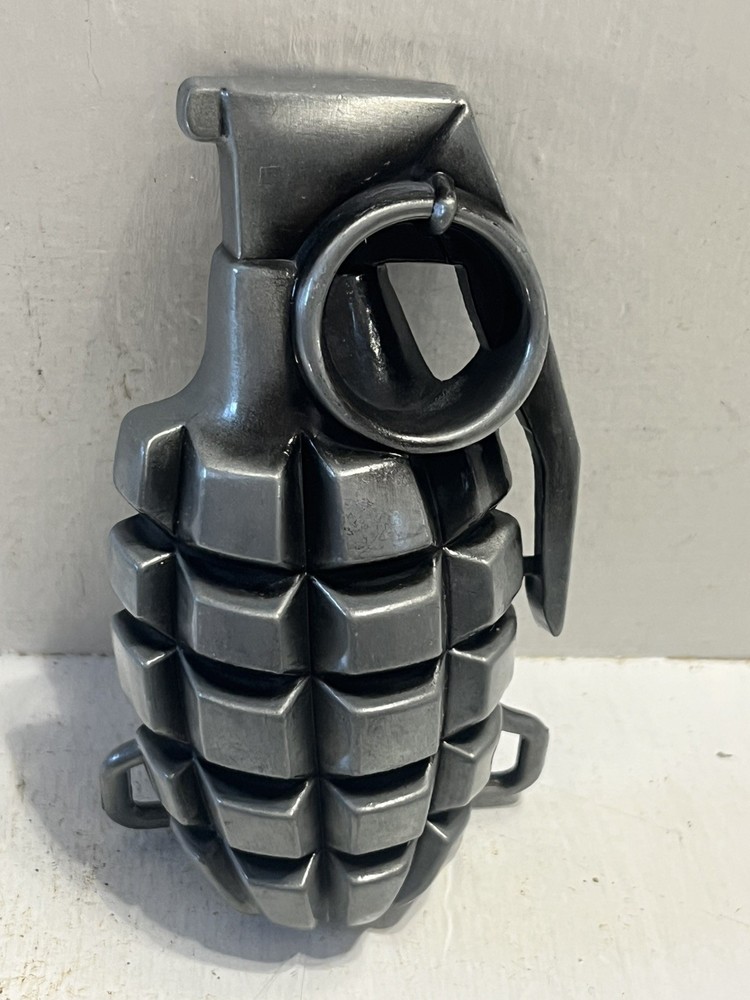 – Belt Buckle Free Shipping Hand Grenade Themed Military