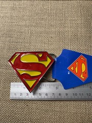 SUPERMAN Logo Belt Buckle Warner Brothers DC Comics ***NEW