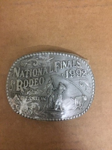 1992 National Finals Rodeo Hesston Belt Buckle – Adult