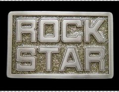 Rock Star Belt Buckle Music Musician Rockstar Belts & Buckles Clothing Styles