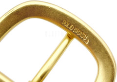 Solid Brass Belt Buckle Single Prong Belt Buckle for Replacement DIY Leather Cra