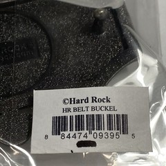 NEW Hard Rock Cafe Guitar Head Silver Metal Belt Buckle Music J5