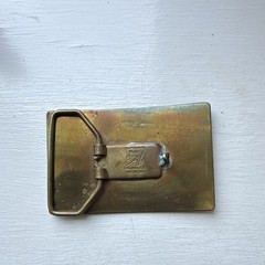 Ampersand Brass Alaska Gold Tone Brass Rectangular Interchangeable Buckle 1.75&Prime;