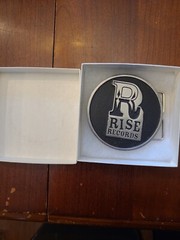 Rise Records Heavy Duty Metal Belt Buckle Brand New heavy metal rock collector
