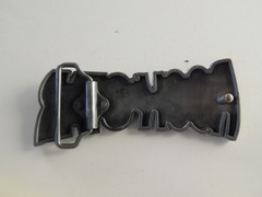 👀 BELT BUCKLE Rock Star Enameled Music Superstar NWOT 👀