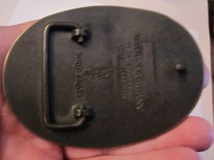 NATIONAL RIFLE ASSOCIATION OF AMERICA BELT BUCKLE SOLID BRASS GW-18