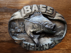 Bass Fishing Belt Buckle