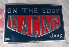 Vintage On The Edge Racing Jeep motersport Belt Buckle – New Condition