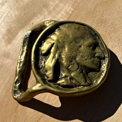 Vintage American Indian belt buckle