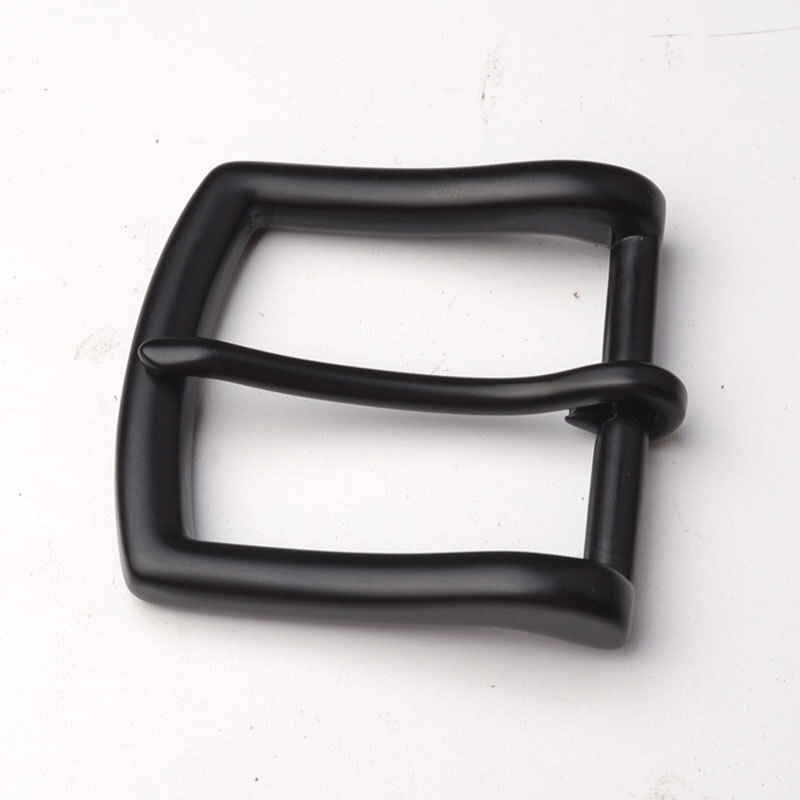 3.9cm Heavy Duty Single Prong Belt Buckle Black Metal Buckle Replacement