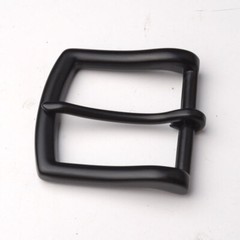 3.9cm Heavy Duty Single Prong Belt Buckle Black Metal Buckle Replacement