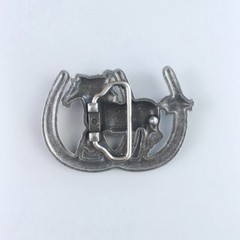 Vintage Style Horse Horseshoe Western Belt Buckle Boucle de ceinture