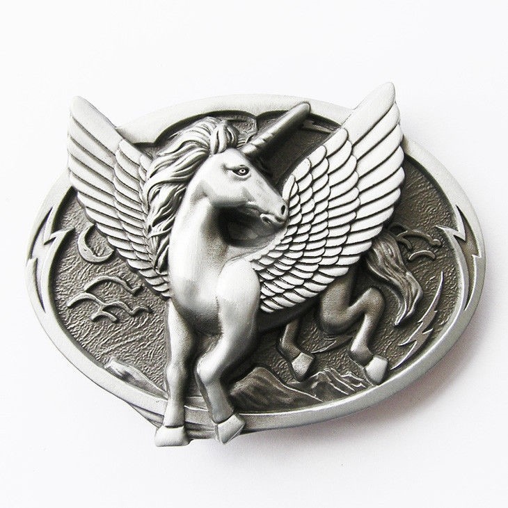 Unicorn Metal Fashion Belt Buckle