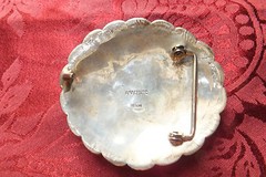 Navajo APACHITC Turquoise Coral Sterling Silver Belt Buckle – Vintage