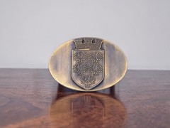 Western Belt Buckle With Handmade Leather Strap| Elk Deer Design – Rodeo Buckle