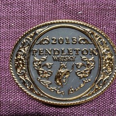 2013 Pendleton Whiskey Belt Buckle Let&rsquo;er Buck Rodeo